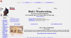 Desktop Screenshot of binkyswoodworking.com